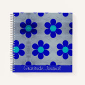 Blue Daisies Dankesblatt Notizblock (Vorderseite)