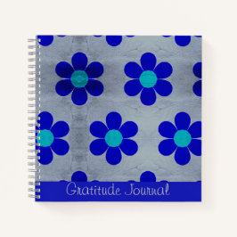 Blue Daisies Dankesblatt Notizblock