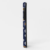 Blue Daisies Floral Background Case-Mate iPhone Hülle (Hinten/Links)