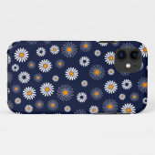 Blue Daisies Floral Background Case-Mate iPhone Hülle (Rückseite (Horizontal))