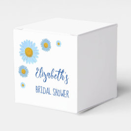 Blue Daisies Floral Brautparty Geschenkschachtel