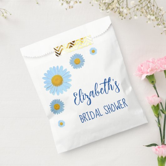Blue Daisies Floral Brautparty Geschenktütchen (Versiegelt)
