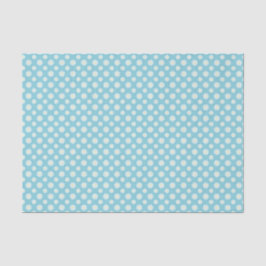 Blue Daisies Floral Pattern Seidenpapier