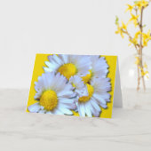 Blue Daisies Karte (Gelbe Blume)