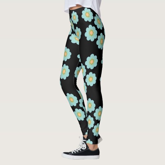 Blue Daisies Leggings (Links)