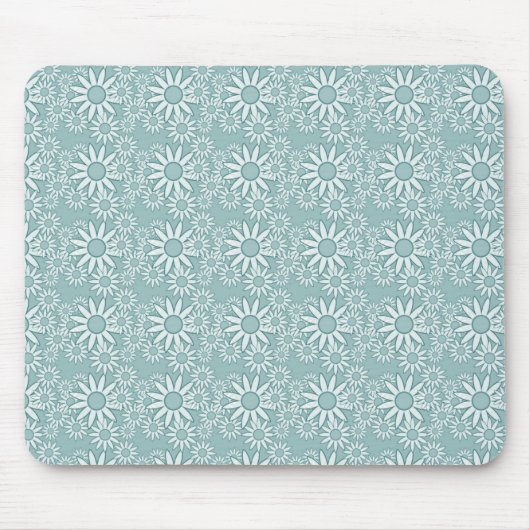 Blue Daisies Mousepad (Vorne)