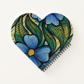 Blue Daisies Notizblock (Rückseite)