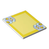 Blue Daisies Notizblock (angewinkelt)