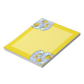 Blue Daisies Notizblock (Rotiert)