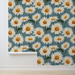 Blue Daisies Tapete
