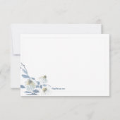 Blue Daisis Beileid Vielen Dank, dass Sie die Kart Dankeskarte (Rückseite)