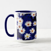 Blue Daisy Art Blume Tasse Cup (Links)