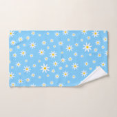 Blue Daisy Badetuch Set (Handtuch)
