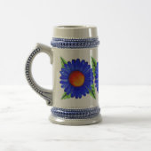 Blue Daisy Bierglas (Links)