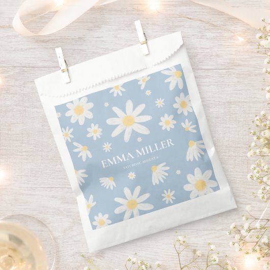 Blue Daisy Blume Fvor Bags Geschenktütchen (Ausgeschnitten)