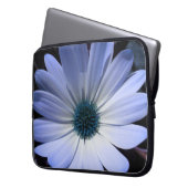 Blue Daisy Blume Notebook-Tasche Laptopschutzhülle (Vorderseite Links)