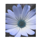 Blue Daisy Blume Notepad Notizblock (Vorderseite)
