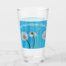 Blue Daisy Blume Personalisiert