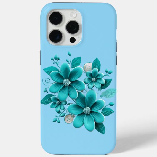 Blue Daisy Case-Mate iPhone Hülle (Rückseite)