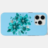 Blue Daisy Case-Mate iPhone Hülle (Rückseite (Horizontal))