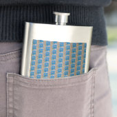 Blue Daisy Classic Flachmann (Beispiel)