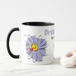 Blue Daisy, Dream Lover, Valentine Gift Tasse