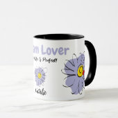 Blue Daisy, Dream Lover, Valentine Gift Tasse (VorderseiteRechts)