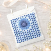 Blue Daisy Favor Bags Geschenktütchen (Ausgeschnitten)