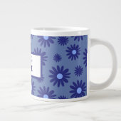 Blue Daisy Jumbo-Tasse (Rechts)