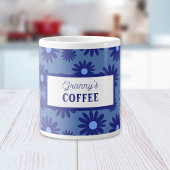 Blue Daisy Jumbo-Tasse