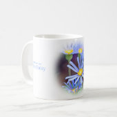 Blue Daisy Kaffeetasse (Vorderseite Links)