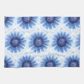Blue Daisy Kitchen Handtücher (Horizontal)