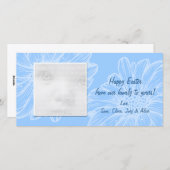 Blue Daisy Osterfoto Karten (Vorne/Hinten)