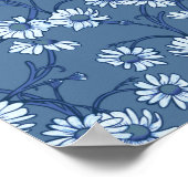 Blue Daisy Poster (Ecke)