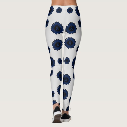 Blue Daisy...RA Leggings (Rückseite)