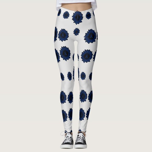 Blue Daisy...RA Leggings (Vorderseite)