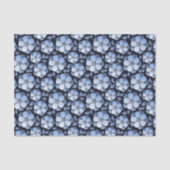 Blue Daisy Seidenpapier (Vorderseite)