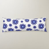 Blue Daisy Seitenschläferkissen (Rückseite)