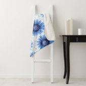 Blue Daisy Sherpa Blanket Sherpadecke (Beispiel)