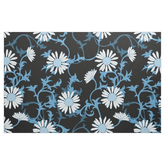 Blue Daisy Stoff (Fat Quarter (45,7 x 55,9 cm))