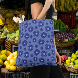 Blue Daisy Tasche