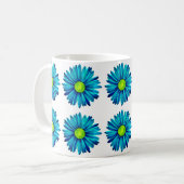 Blue Daisy Tasse (Vorderseite Links)