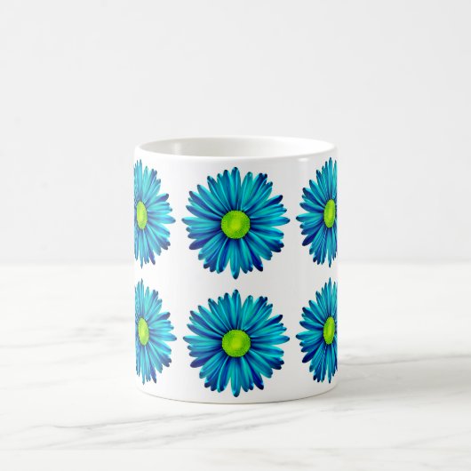 Blue Daisy Tasse (Mittel)