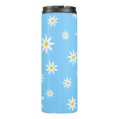 Blue Daisy Thermal Tumbler Thermosbecher (Rückseite)