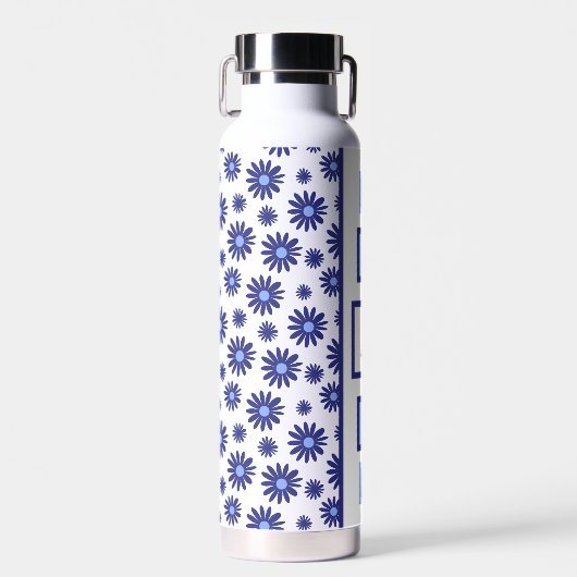 Blue Daisy Trinkflasche (Vorne)