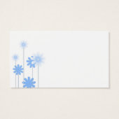 Blue Daisy Wedding Dankeschön Card (Rückseite)