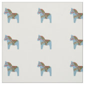 Blue Dala Horse Fabric Stoff (Muster)