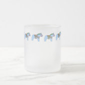Blue Dala Horse Tasse (Mittel)
