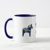 Blue Dala Horses Tasse (Links)