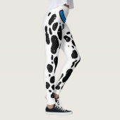 Blue Dalmatian Costume Funny Halloween Dog Men Wom Leggings (Rechts)